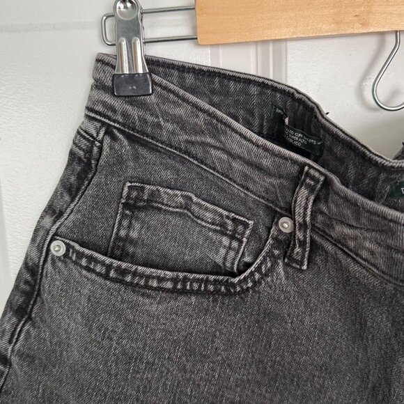 Wild Fable Super High Rise Rolled Cuff Shorts Size 14 Black/Grey Wash 2.5 inch - Picture 3 of 7